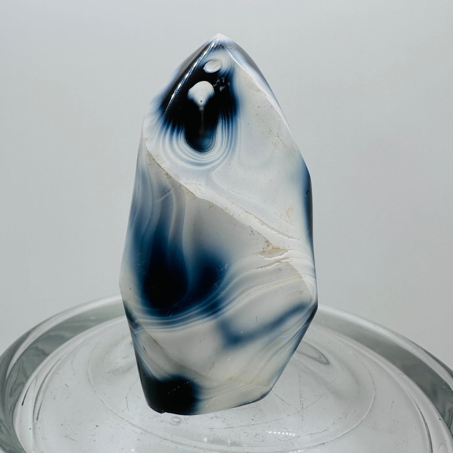 Orca Agate Flames