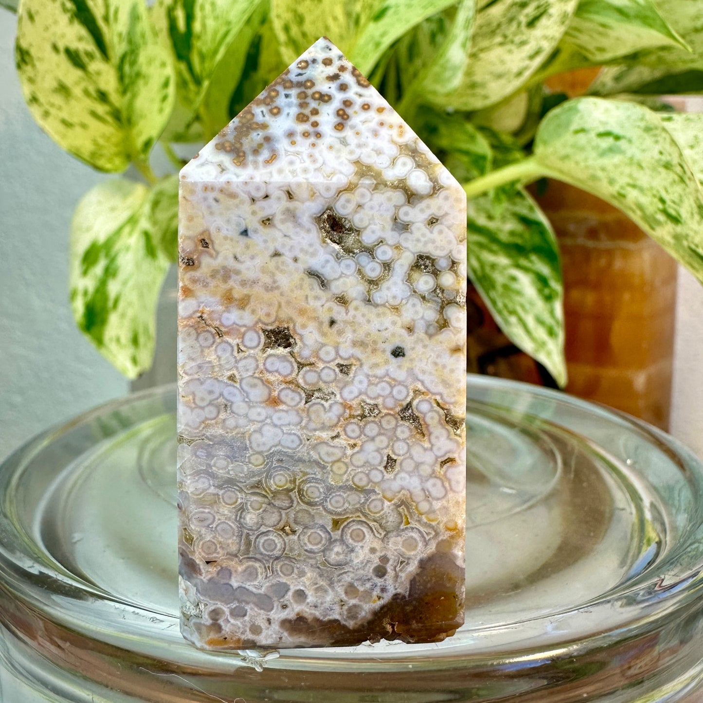 Orbicular Jasper Towers — You Pick Joy | Flow | Emotional Renewal