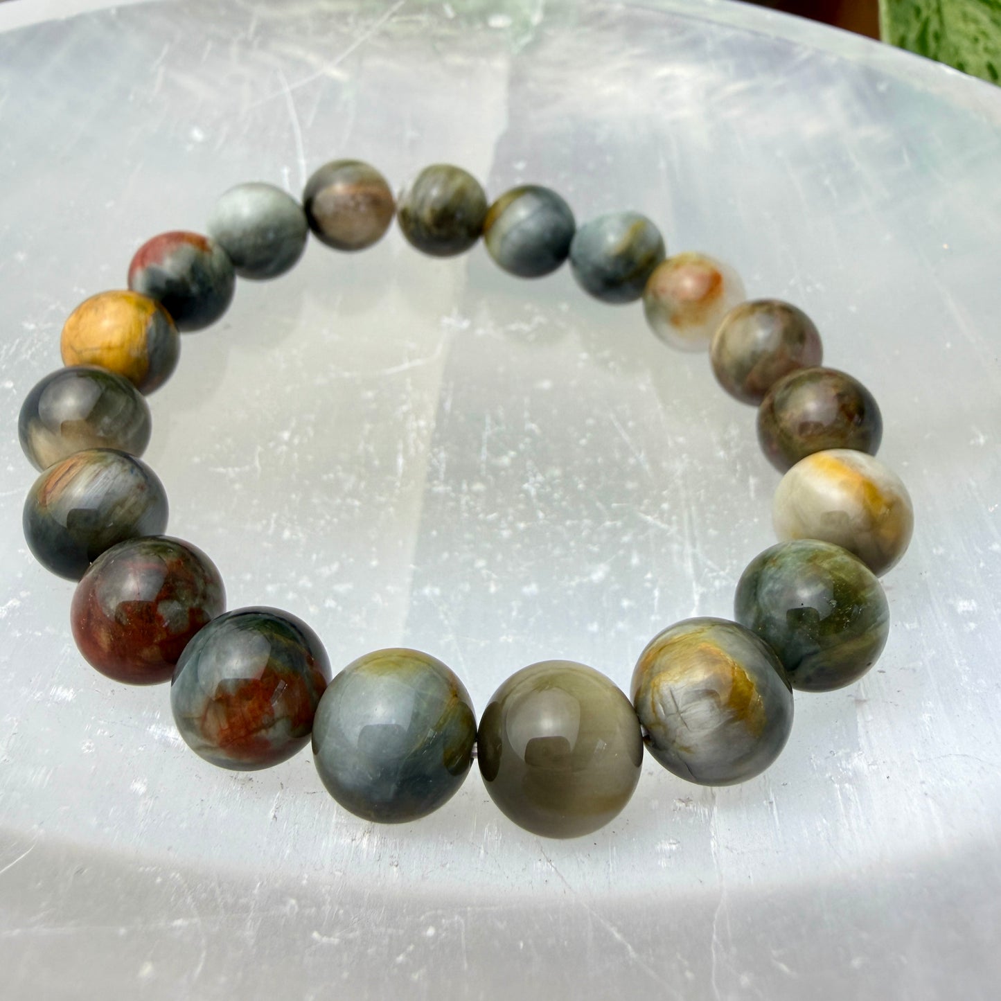 9–16mm Crystal Bead Bracelets – Genuine Gemstones