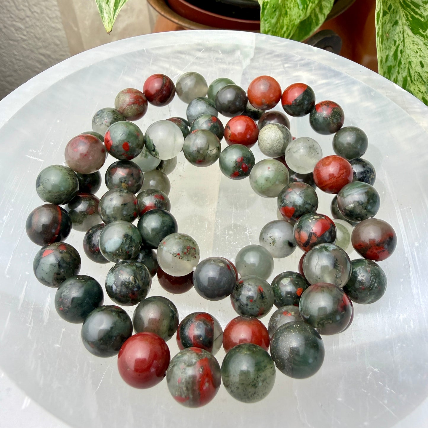 9–16mm Crystal Bead Bracelets – Genuine Gemstones