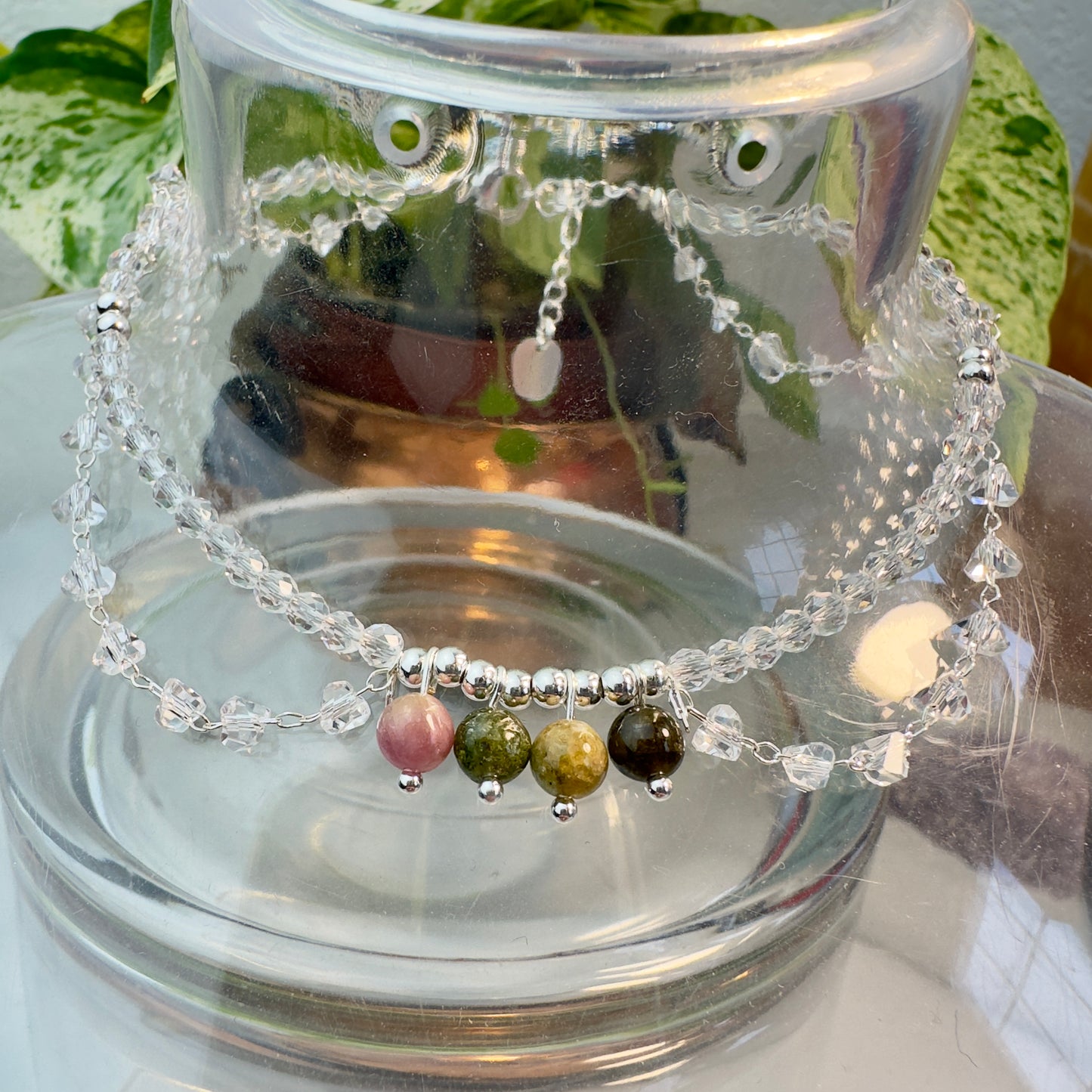 Whimsical Fairy Crystal Anklets — Adjustable | Choose Your Crystal