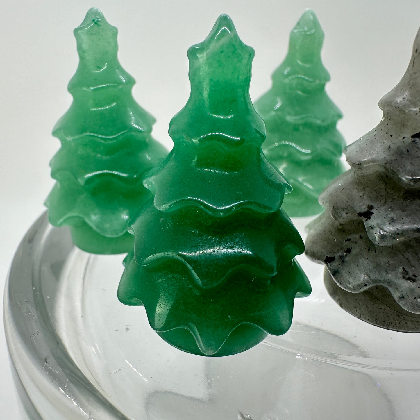 Small Christmas Tree Carvings - Katie's Mystic Crystals