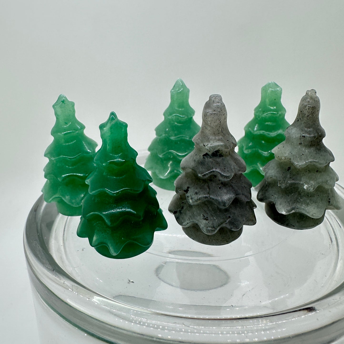 Small Christmas Tree Carvings - Katie's Mystic Crystals