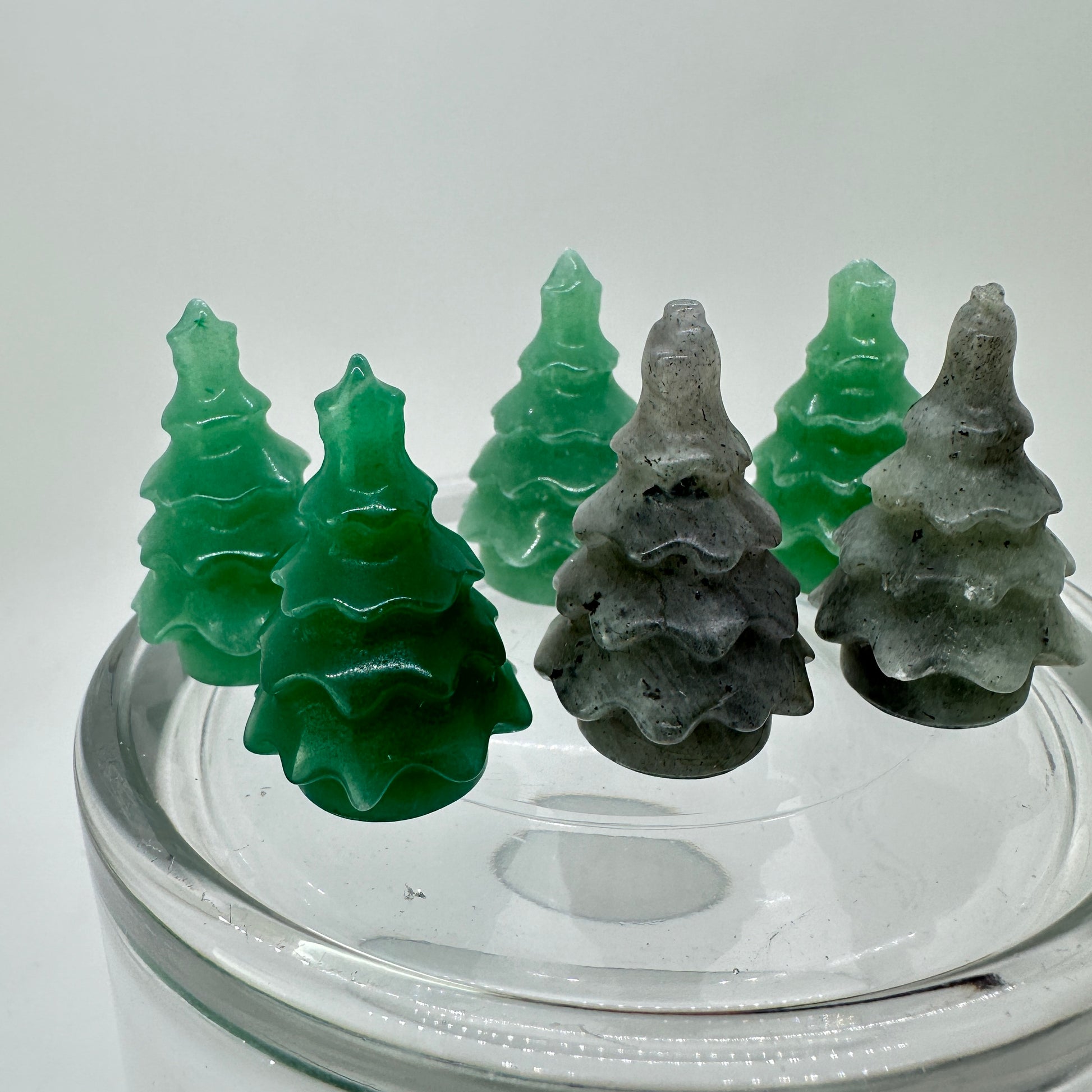 Small Christmas Tree Carvings - Katie's Mystic Crystals