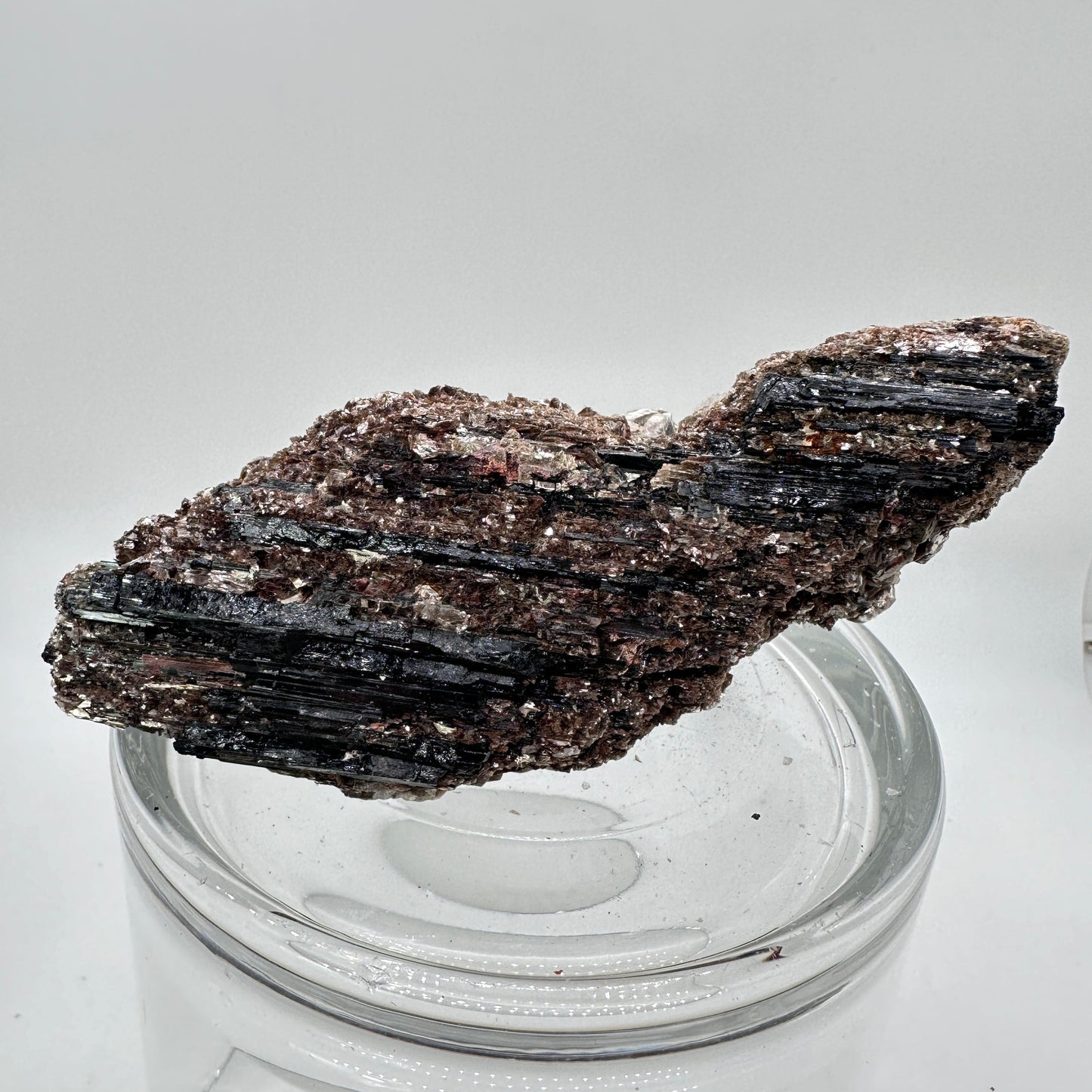 Black Tourmaline and Golden Mica Specimen - Katie's Mystic Crystals