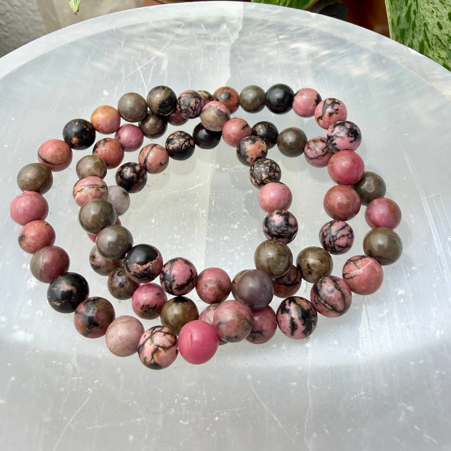 7–8mm Crystal Bead Bracelets – Genuine Gemstones
