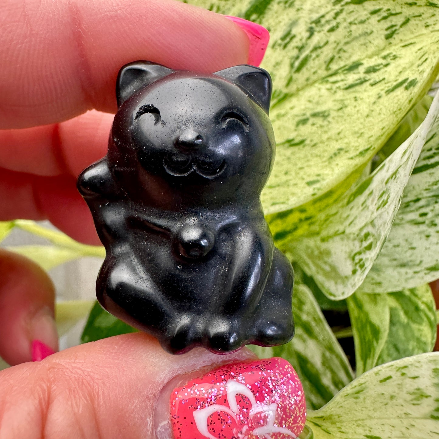Imperfect Crystal Lucky Cats