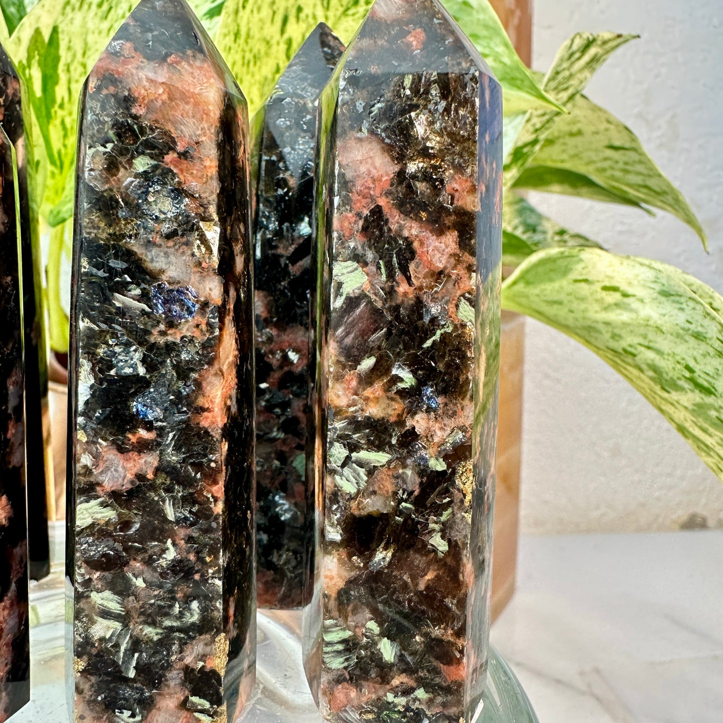 Quartz Tourmaline and Mica Points — 3.4 to 4 inch
Protection | Grounding | Energy Amplification
✨ Intuitive Pick ✨
