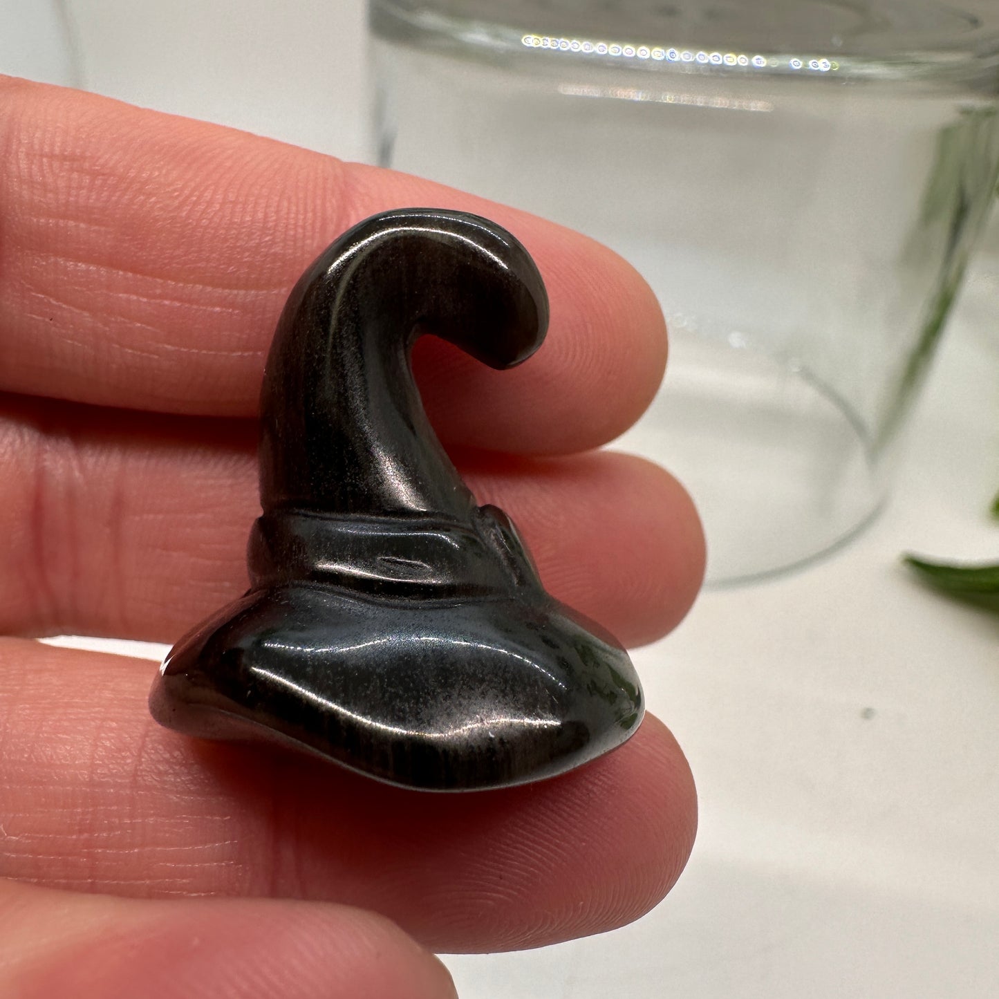 Mini Obsidian Witch Hats - Katie's Mystic Crystals