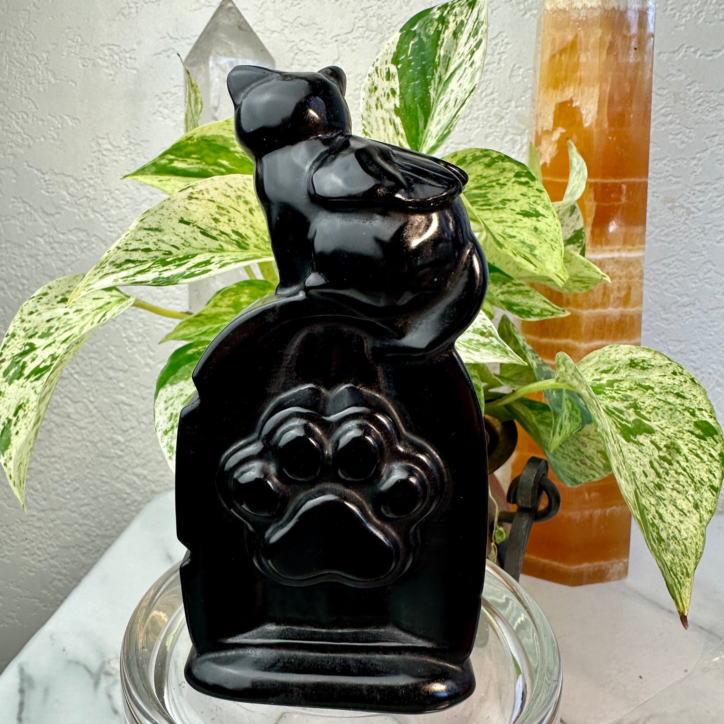 Crystal Cat Memorial Tombstone
Honor | Love | Memory
