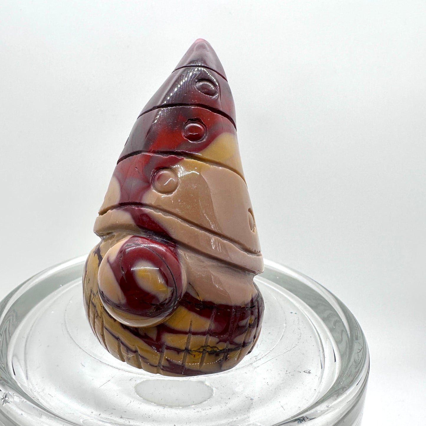 Large Crystal Gnomes - Moss Agate - Forest Jasper - Mookaite - Katie's Mystic Crystals