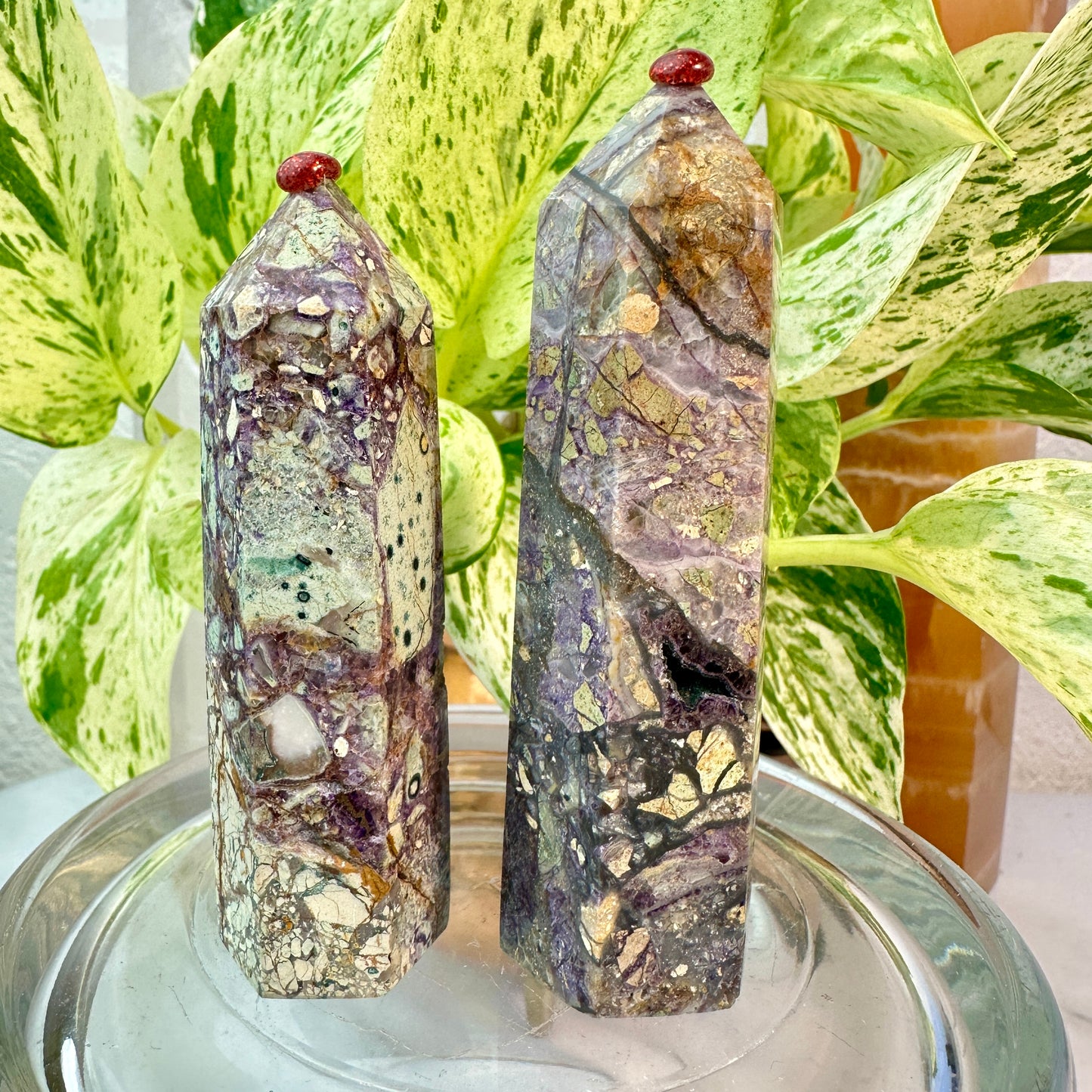 Sugilite Points — Approx. 3.4 inch
Spiritual Protection | Deep Healing | Soul Purpose - Katie's Mystic Crystals