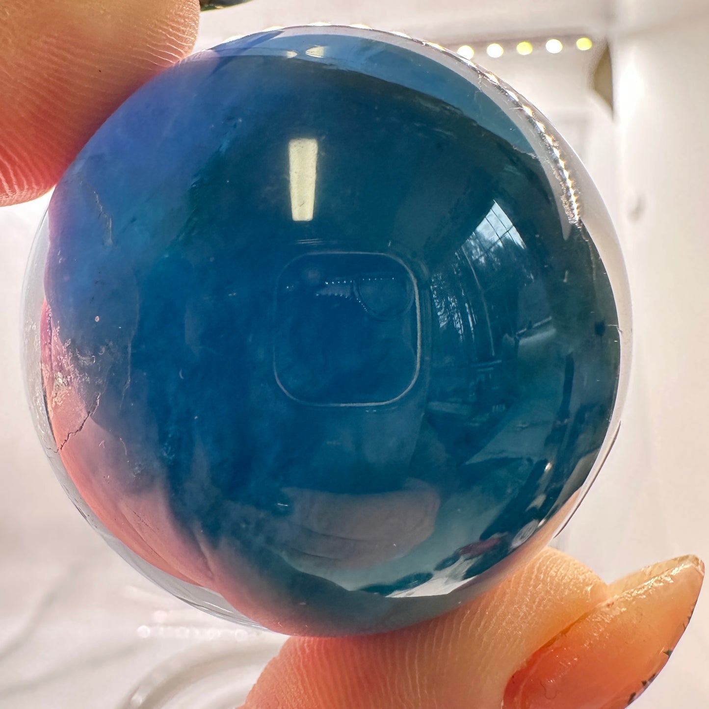 Blue Fluorite Sphere - Katie's Mystic Crystals