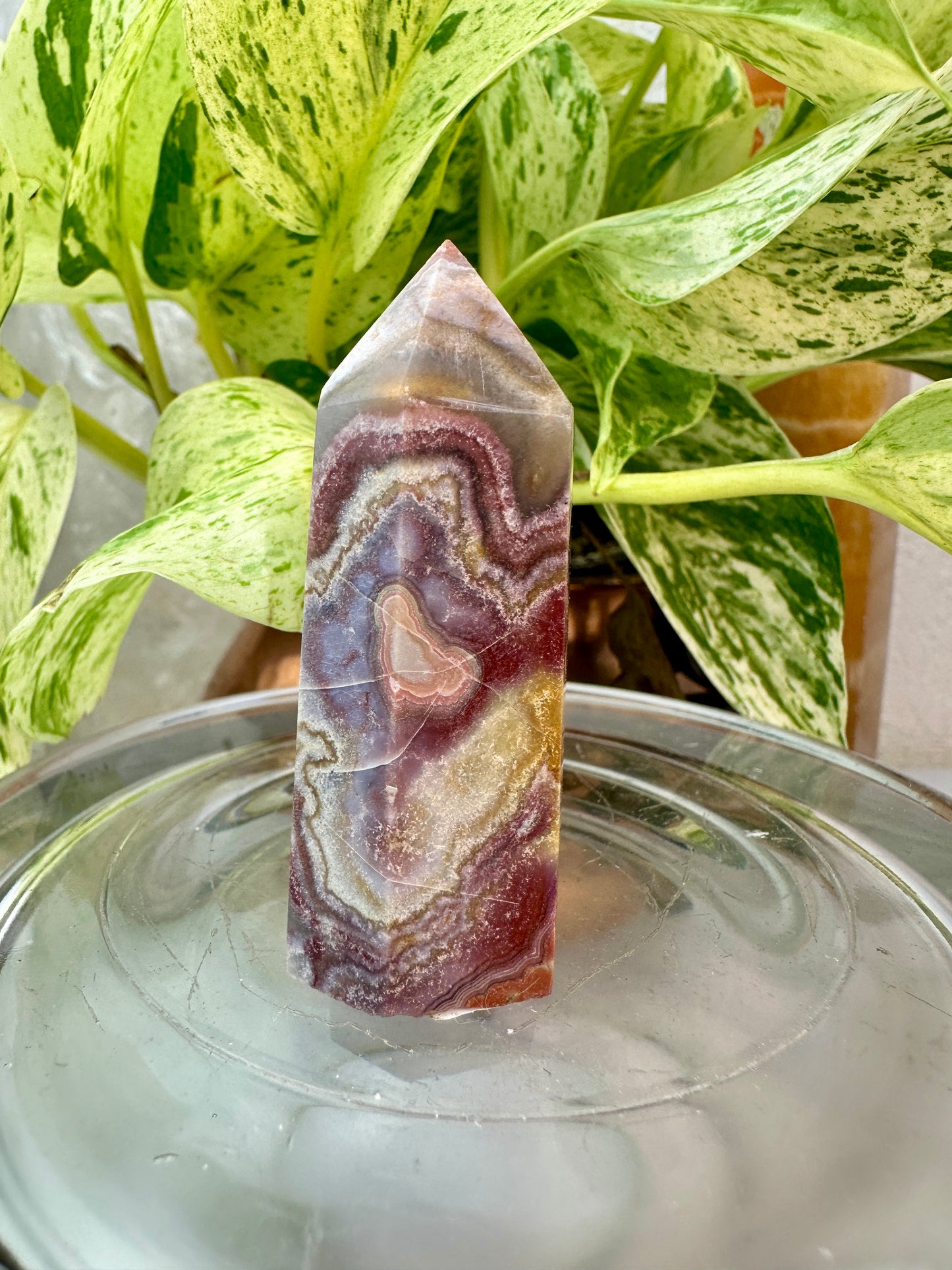 Crazy Lace Agate Points – You Pick
Joy | Focus | Inner Stability