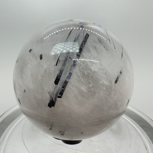68mm Tourmaline in Quartz Sphere