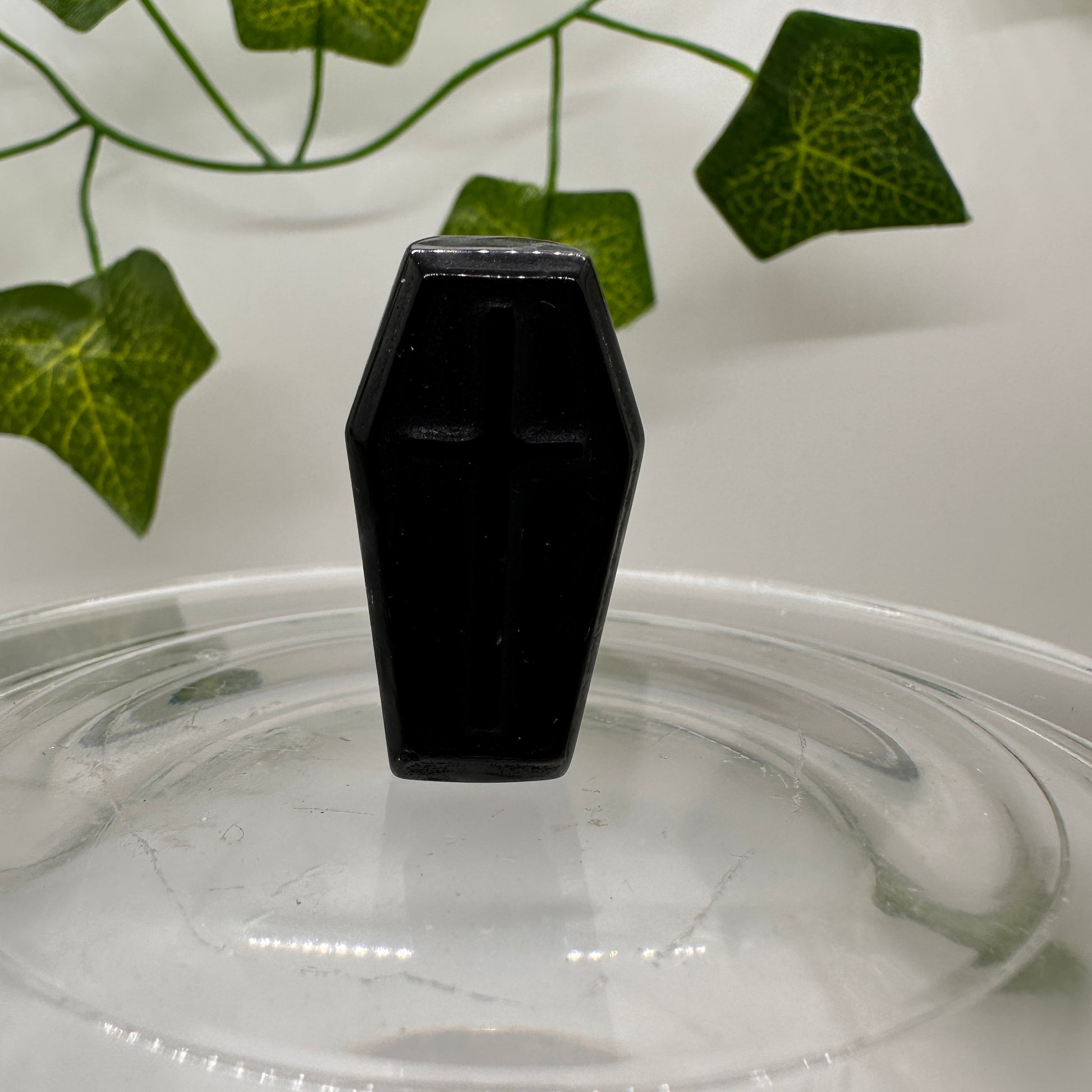 Small Black Obsidian Coffin - Katie's Mystic Crystals