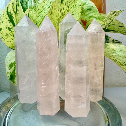 Rose Quartz Points — 3 inch (Imperfect, High Quality)
Love | Compassion | Emotional Healing - Katie's Mystic Crystals