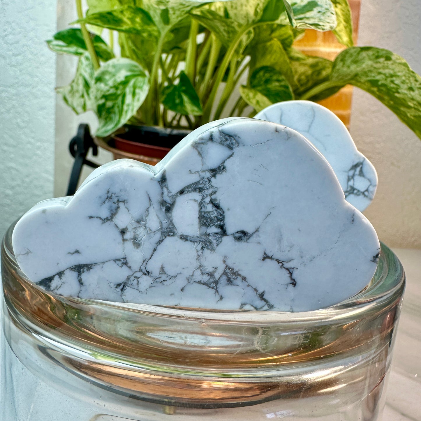 Soothing Howlite Clouds — 3 inch
Calm • Patience • Clarity