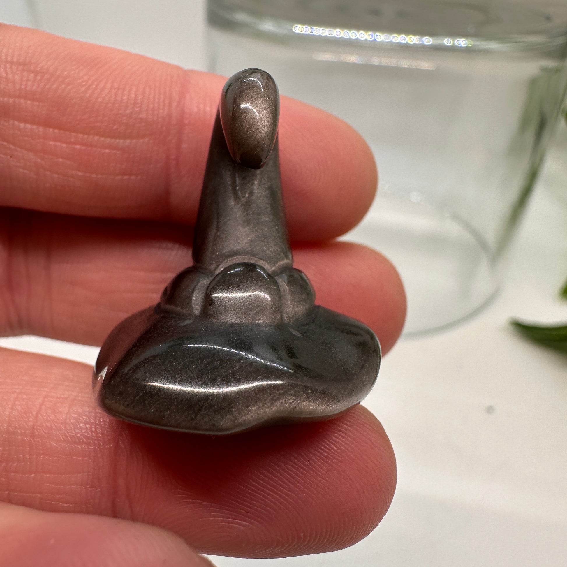 Mini Obsidian Witch Hats - Katie's Mystic Crystals