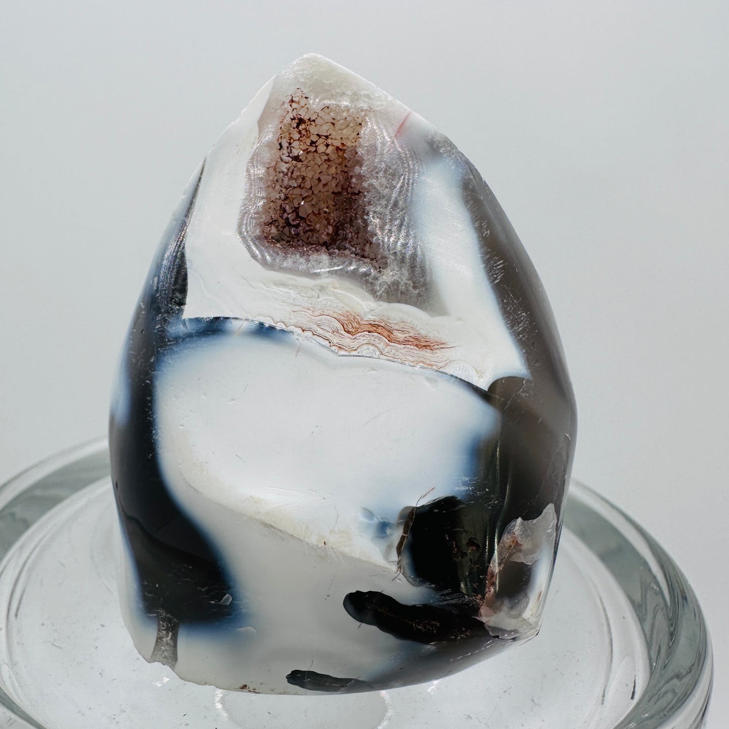 Orca Agate Flames