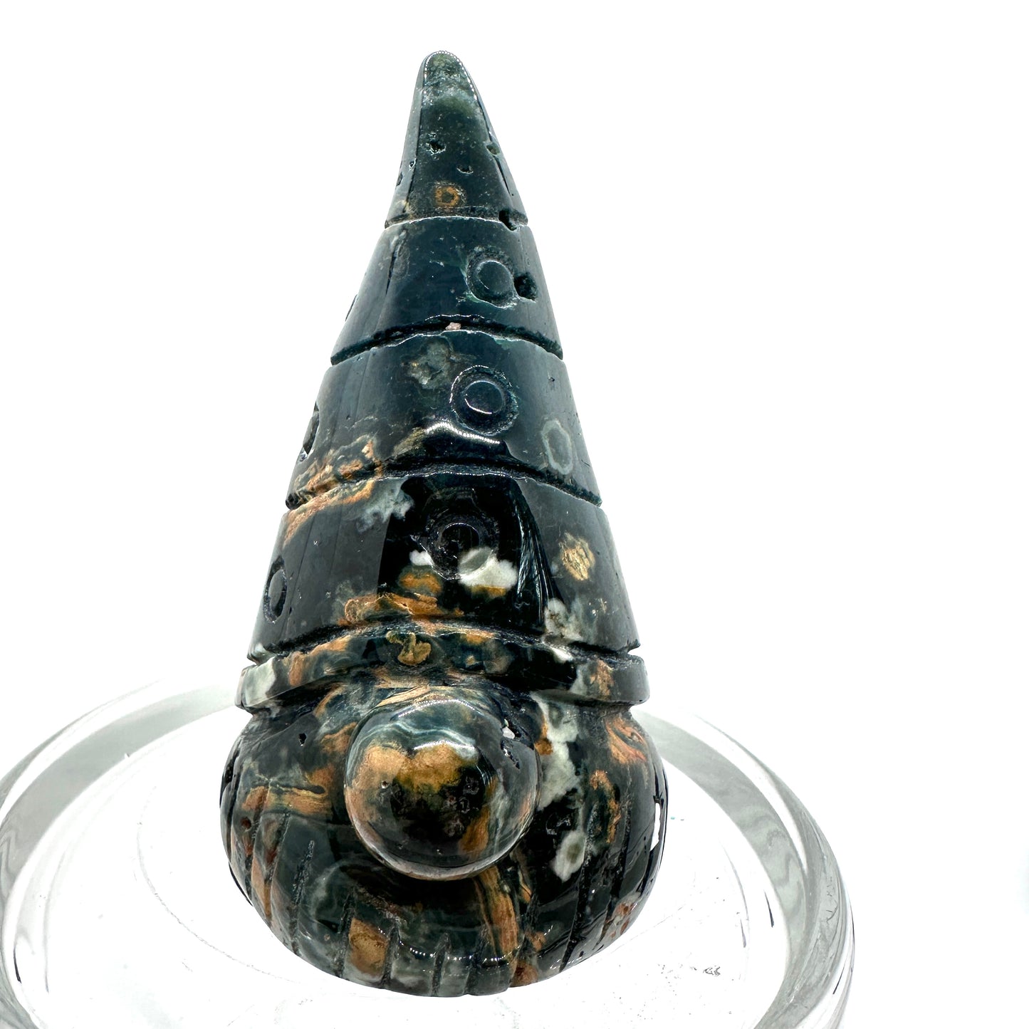 Large Crystal Gnomes - Moss Agate - Forest Jasper - Mookaite - Katie's Mystic Crystals