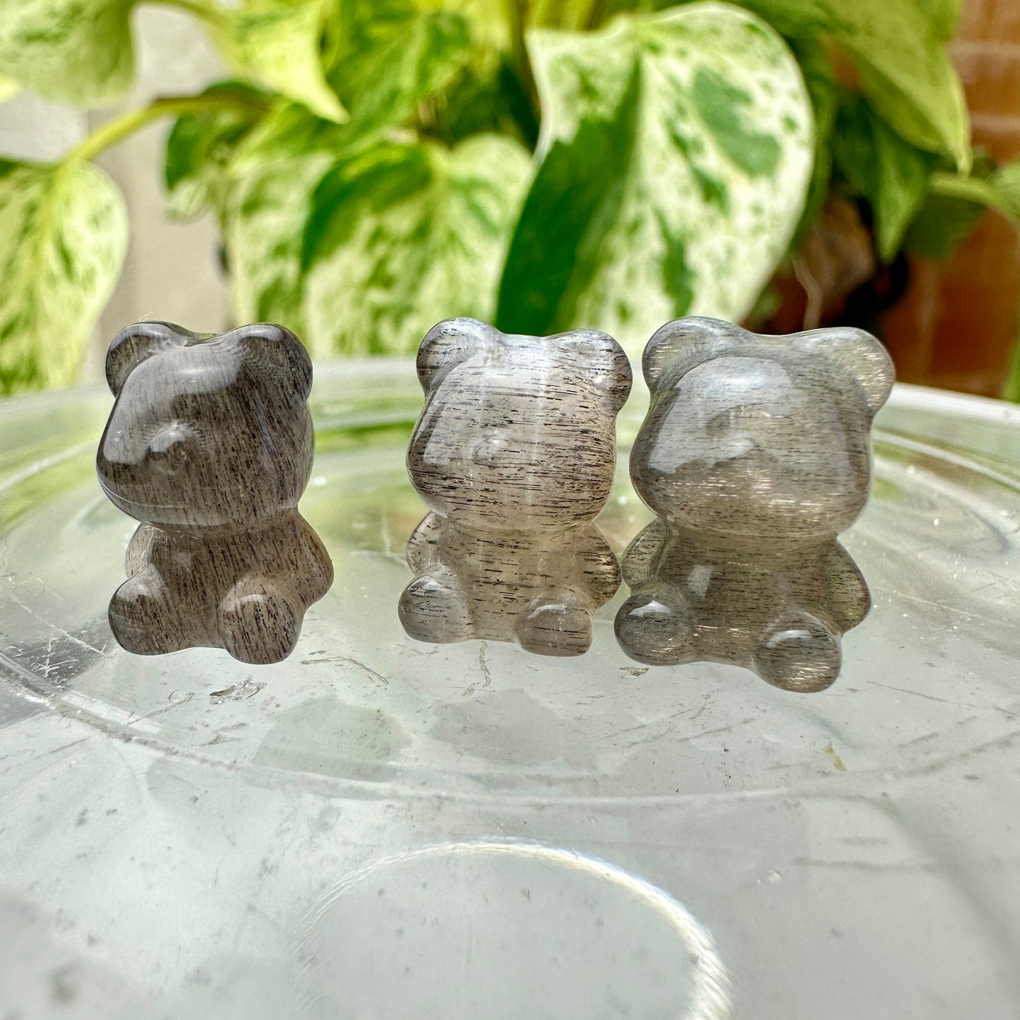 Tiny Sunstone Bears — 0.6” Micro Crystal Companions 🐻✨ (Intuitive Pick)