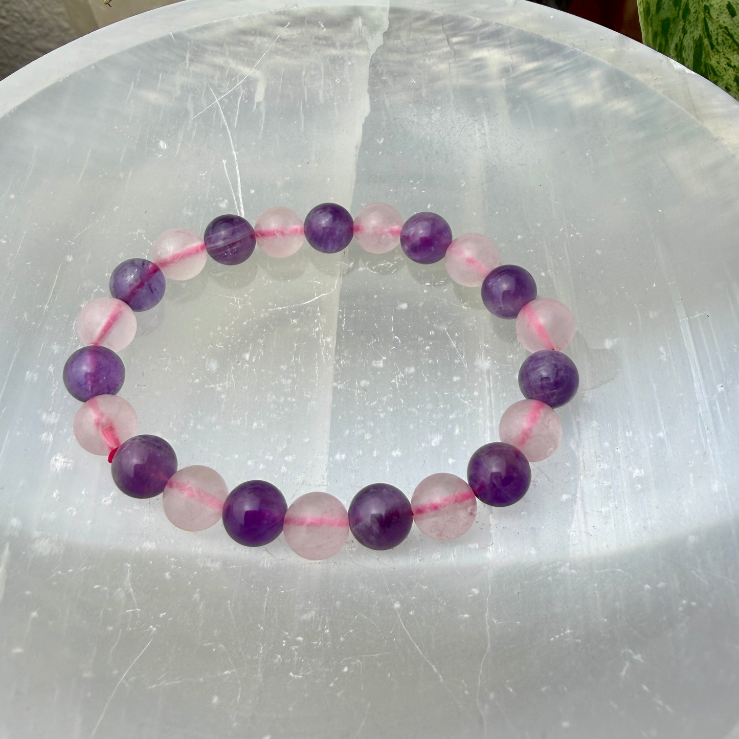 7–8mm Crystal Bead Bracelets – Genuine Gemstones