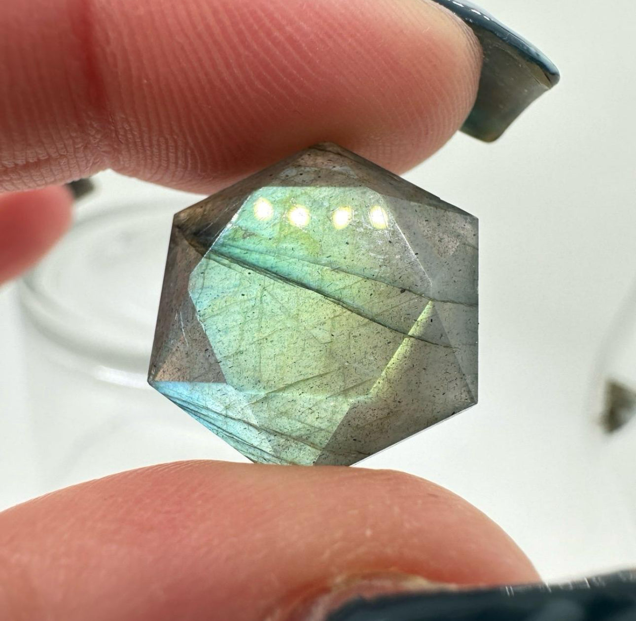 Crystal Hexagons .72in