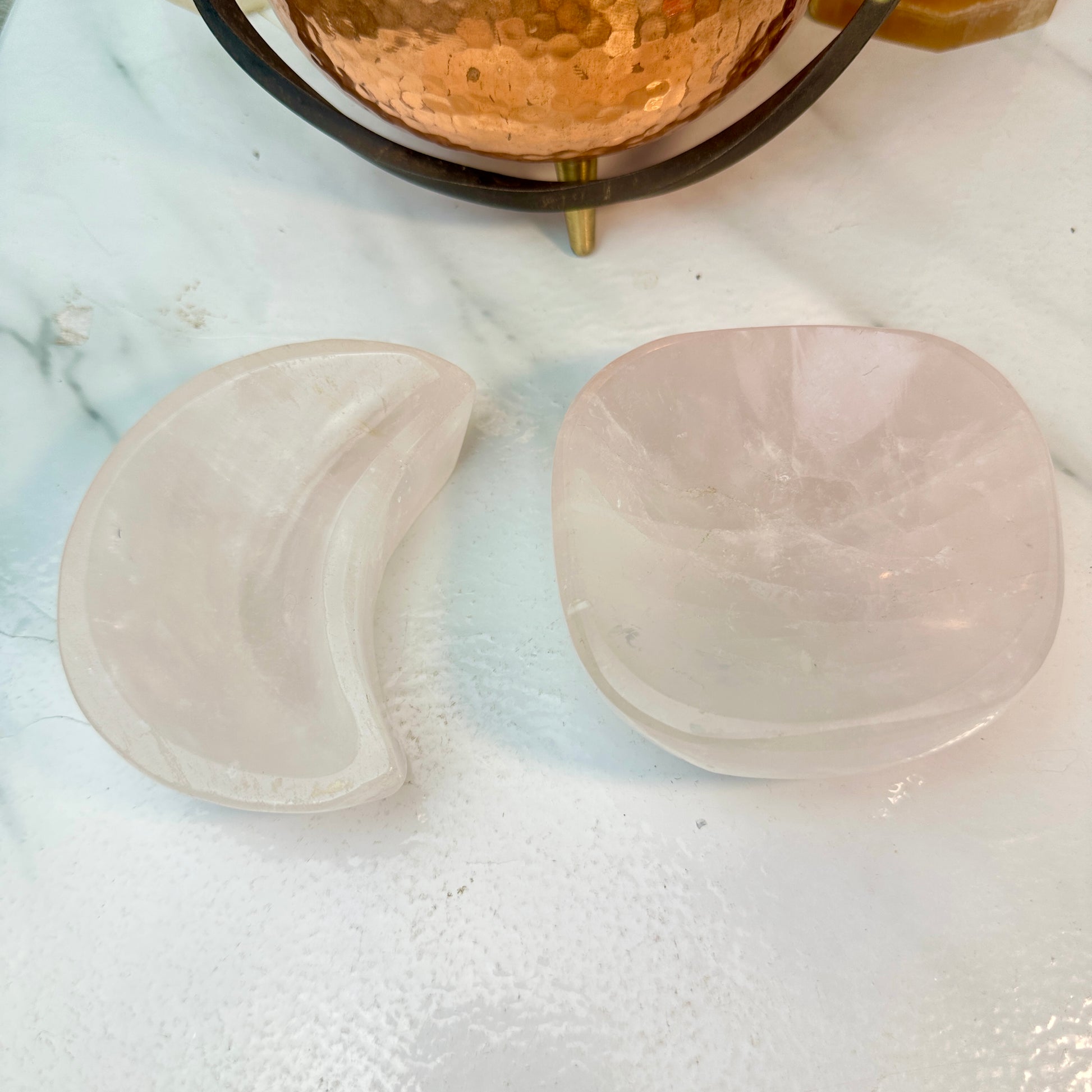 Imperfect Crystal Bowls — Rainbow Fluorite, Green Fluorite, Rose Quartz
Healing | Purpose - Katie's Mystic Crystals