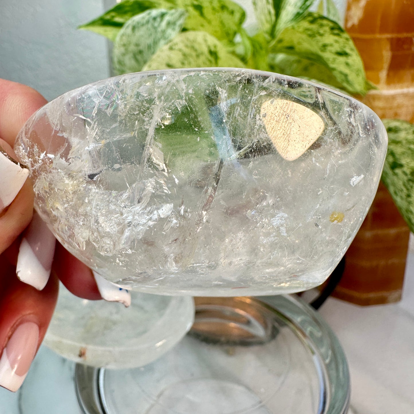 Clear Quartz Hand-Carved Bowls — Approx. 3 inches Wide
Amplification | Clarity | Cleansing