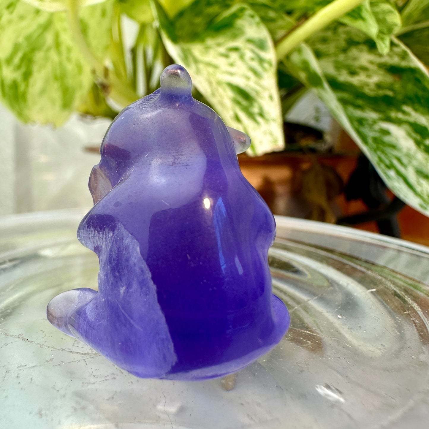 Purple Fluorite Panda — 1.1 inch
Clarity | Calm | Spiritual Protection