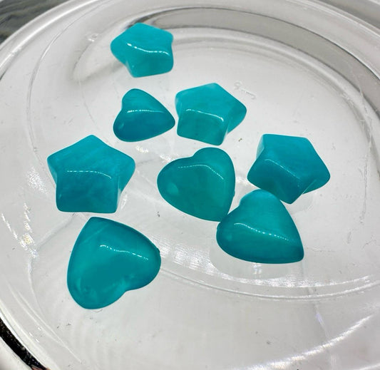 Micro Mini Amazonite Hearts and Stars