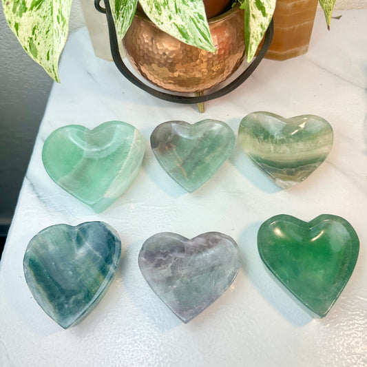 Imperfect Crystal Bowls — Rainbow Fluorite, Green Fluorite, Rose Quartz
Healing | Purpose - Katie's Mystic Crystals
