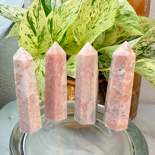 Pink Opal Points — 3 inch
Emotional Healing | Self-Love | Gentle Release