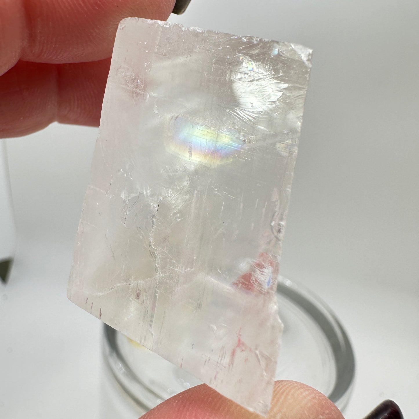 Optical Calclite with Rainbows - Mexico - Katie's Mystic Crystals