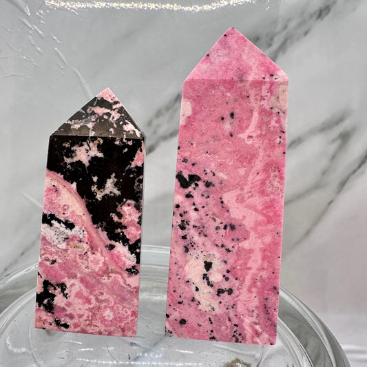 Peruvian Rhodonite Tower - Katie's Mystic Crystals