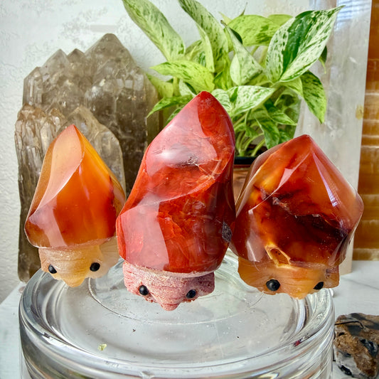 Intuitive Pick Carnelian Elephant Flame