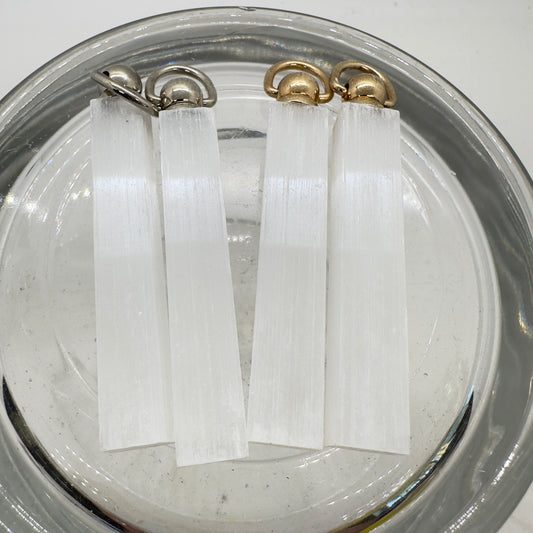 Selenite Pendant - Keychain - Katie's Mystic Crystals