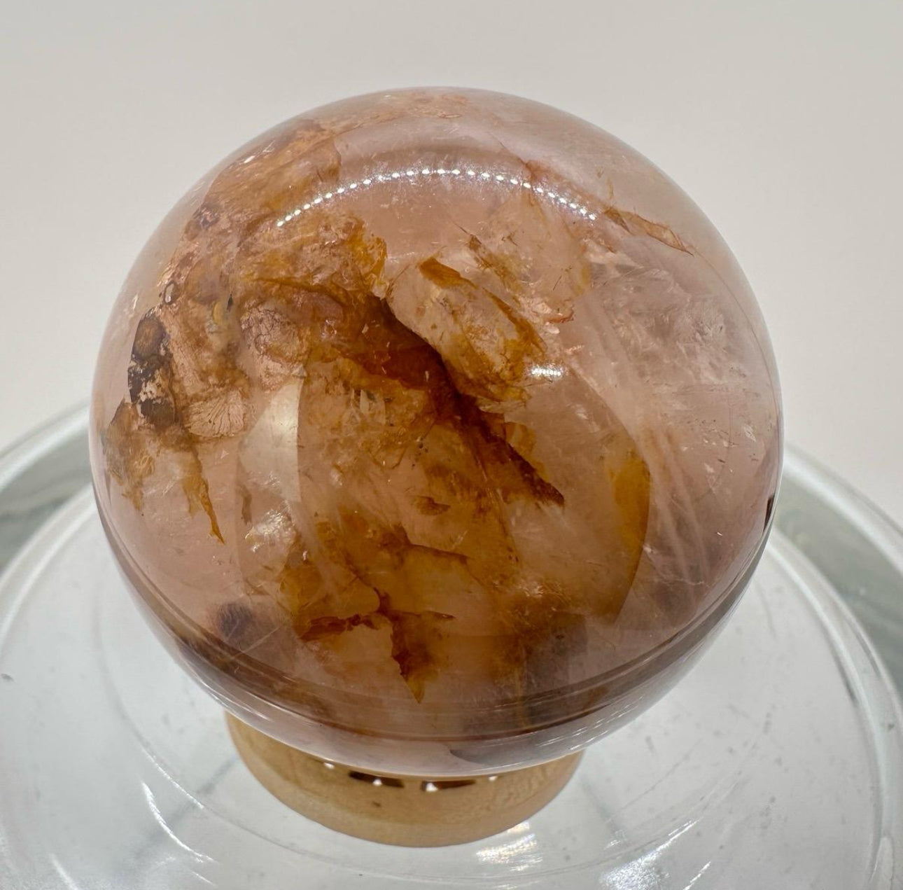 Golden Healer Fire Quartz Spheres