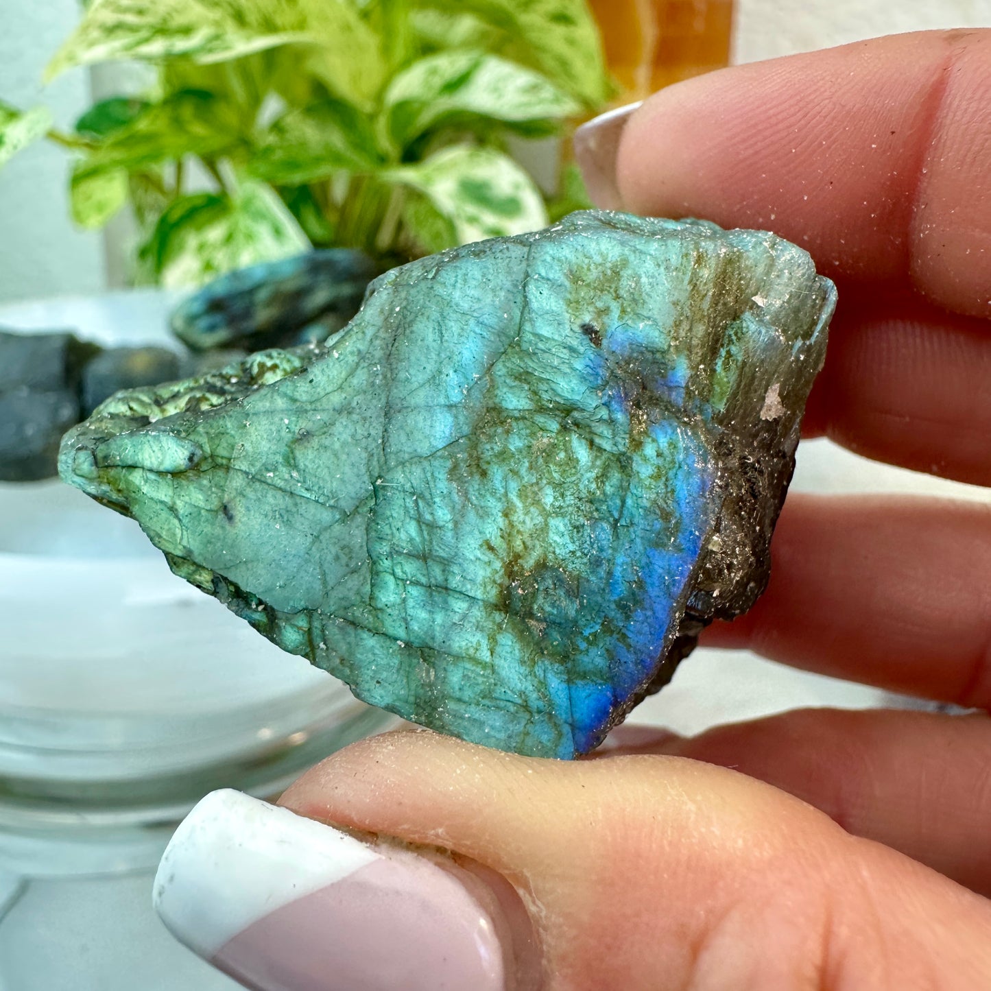 Raw Labradorite Chunks — 48–60 grams Each
Magic | Protection | Transformation