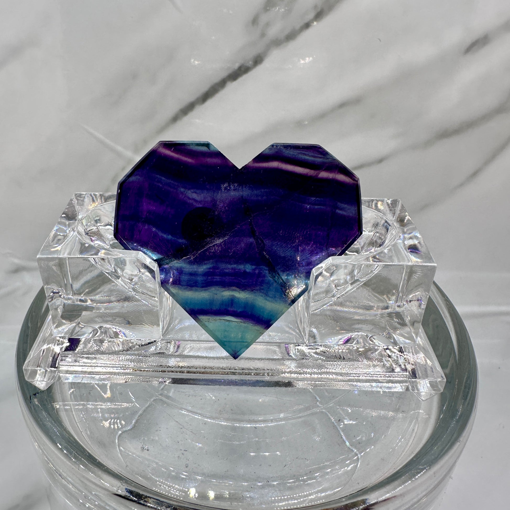 Crystal Stand for hearts, palms, freeforms, specimen - Katie's Mystic Crystals