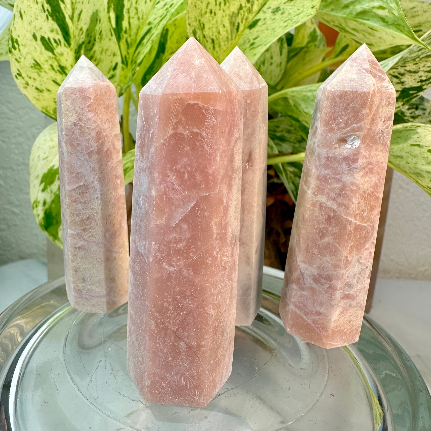 Pink Opal Points — 3 inch
Emotional Healing | Self-Love | Gentle Release