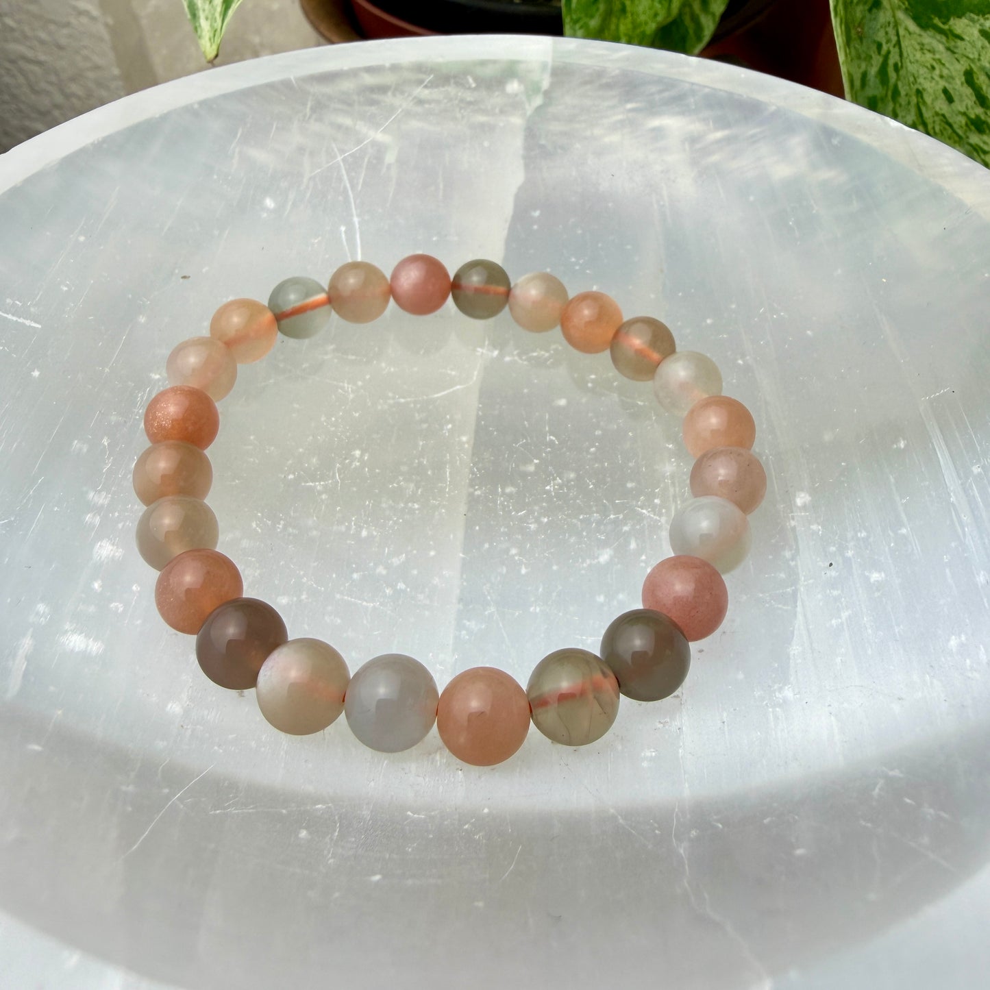 7–8mm Crystal Bead Bracelets – Genuine Gemstones