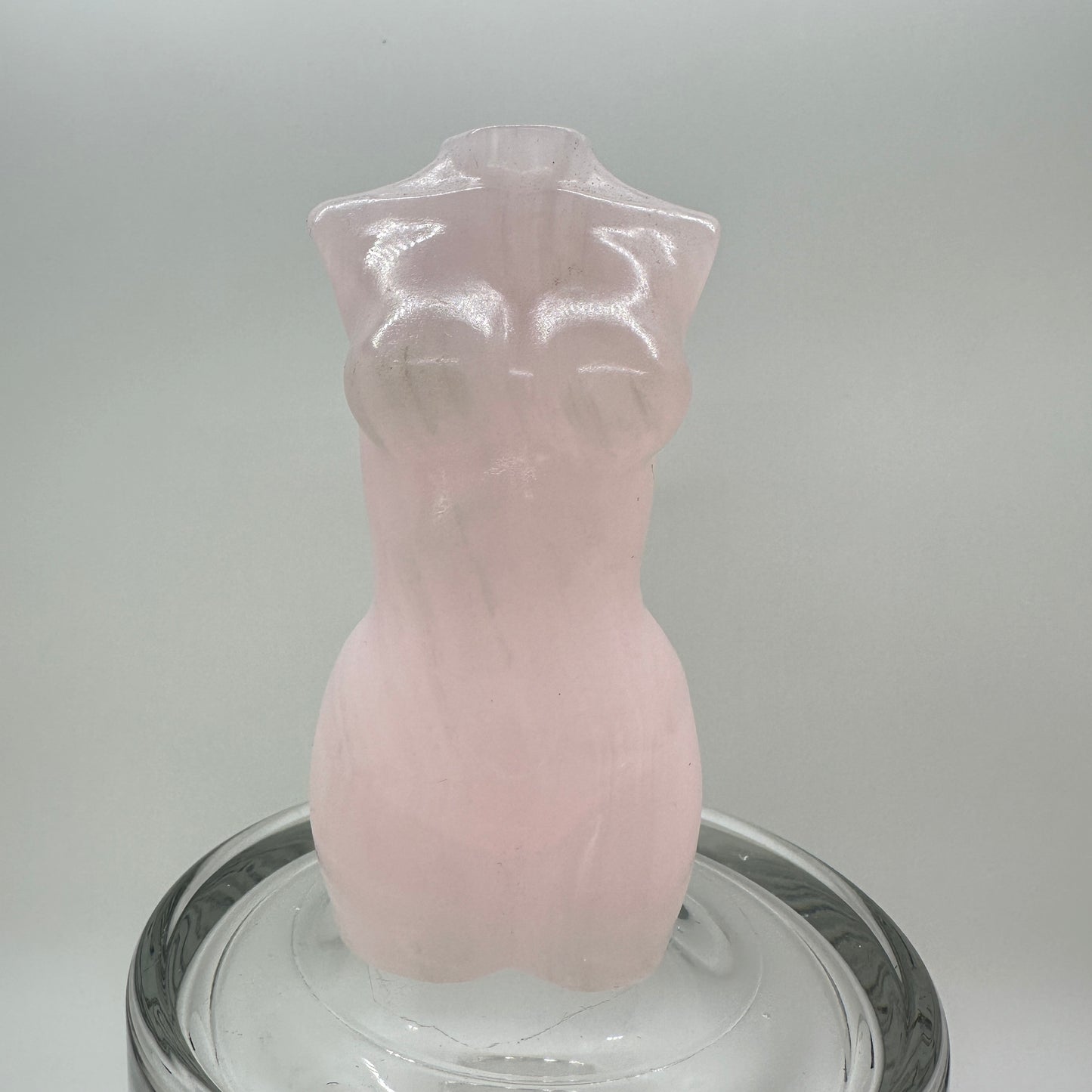 Large UV Reactive Mangano Calcite Goddess Body - Katie's Mystic Crystals