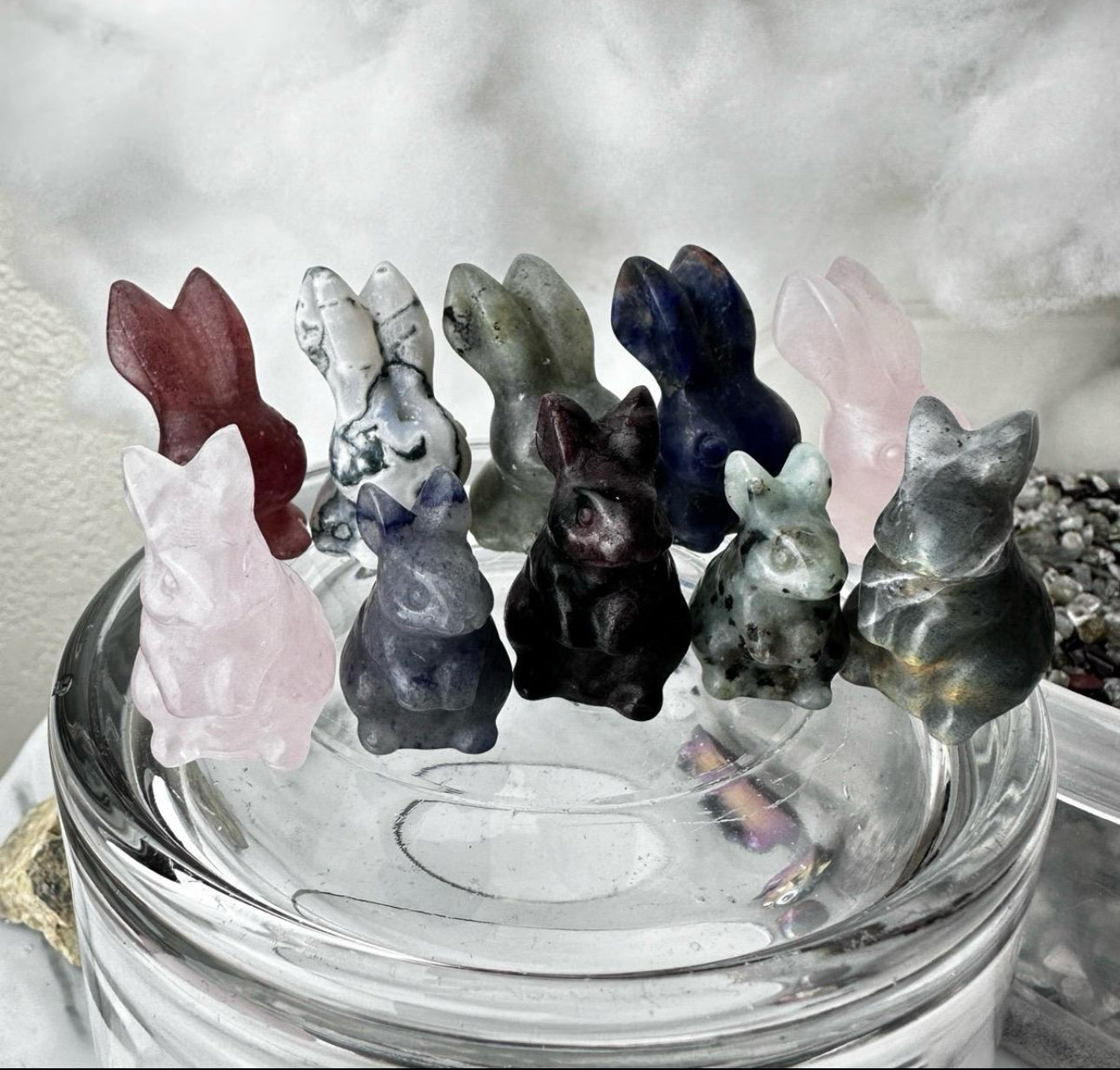 Crystal Bunnies - 1.1-1.6 inch
