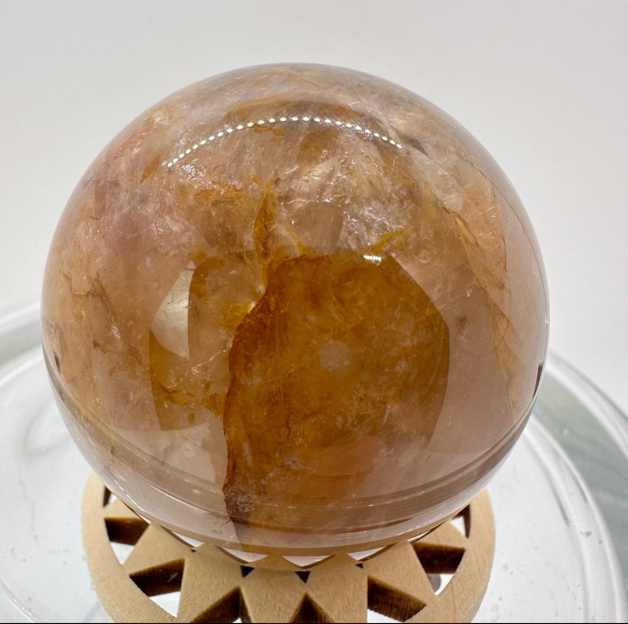 Golden Healer Fire Quartz Spheres