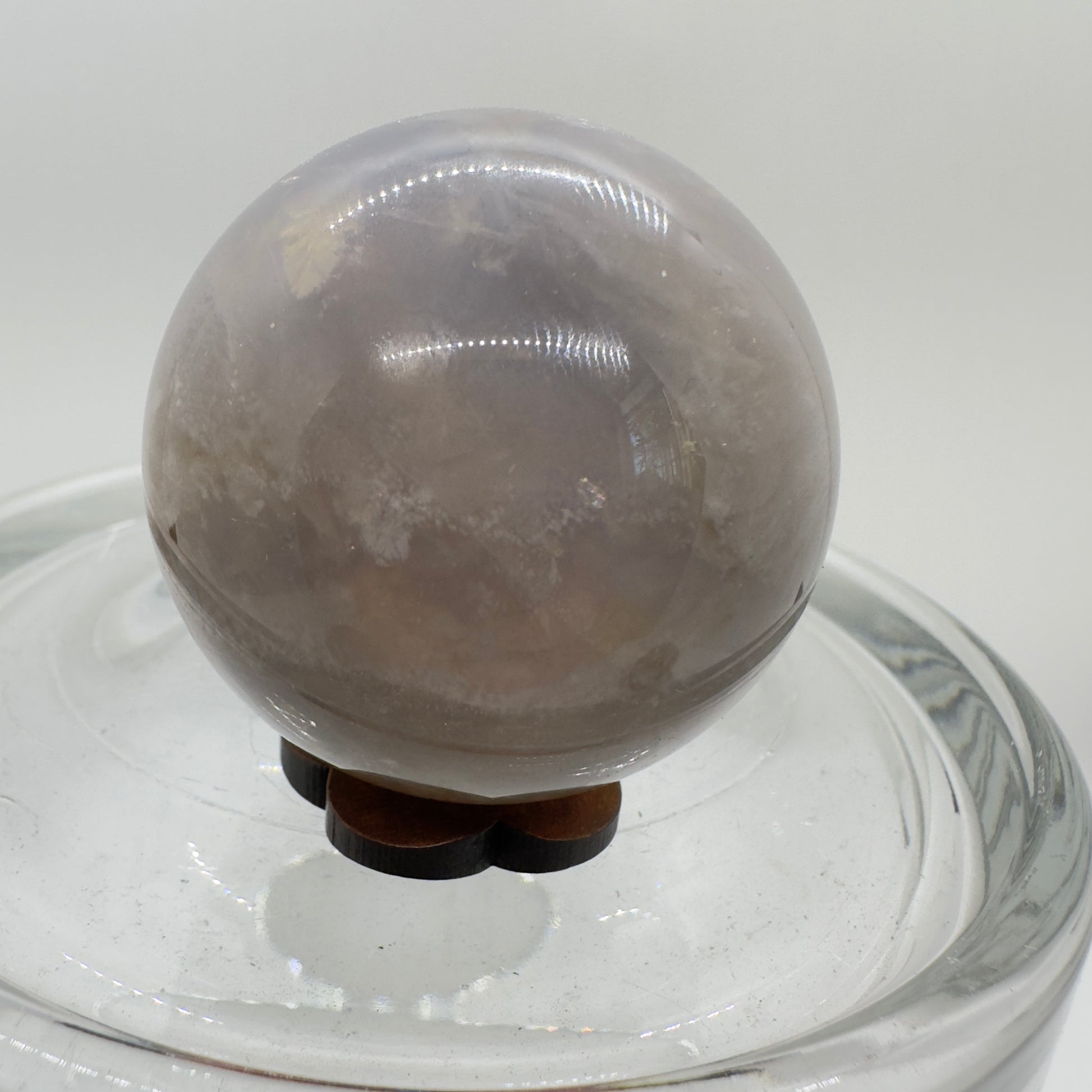 Blue Rose Quartz Sphere - Katie's Mystic Crystals