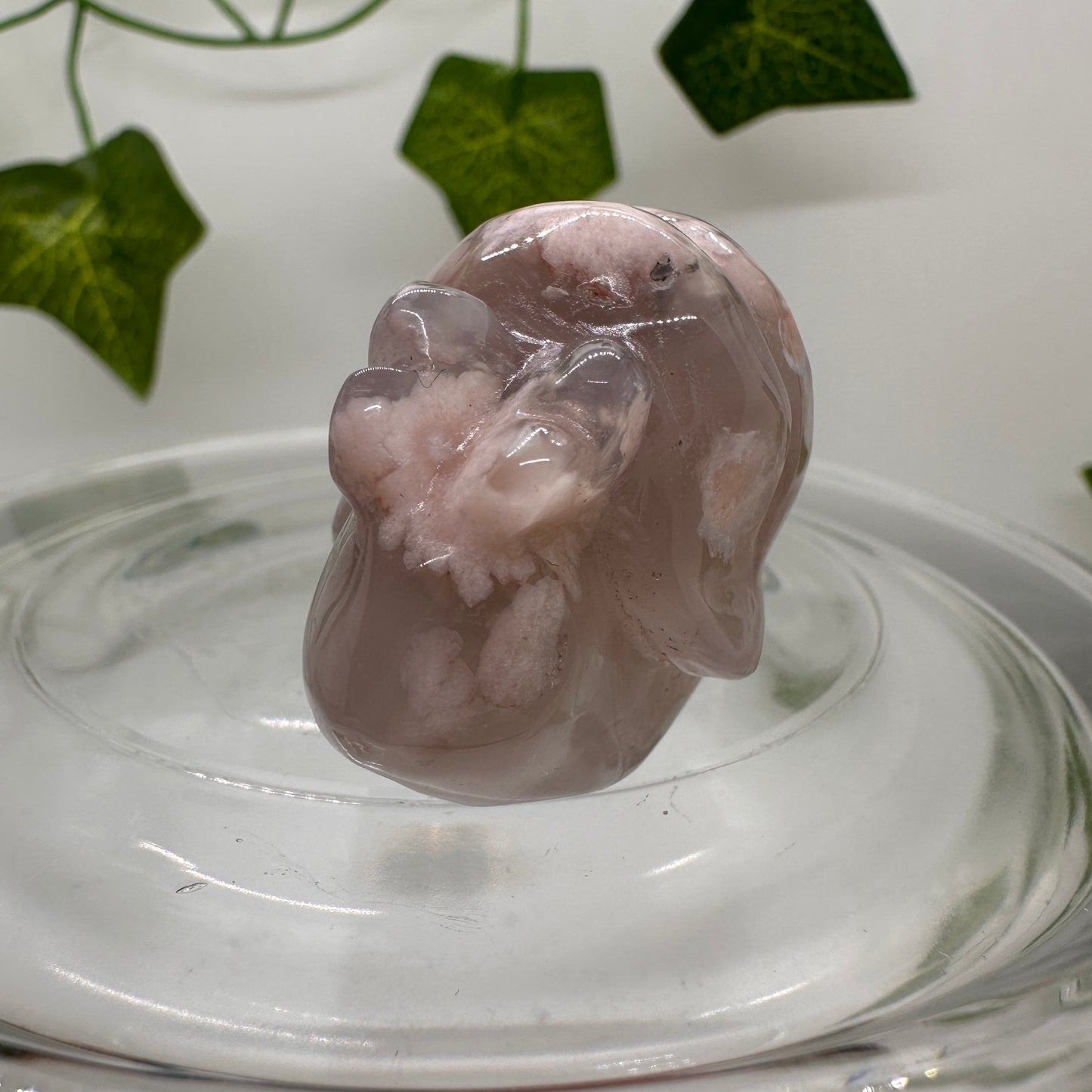 Flower Agate Snail (B) - Katie's Mystic Crystals