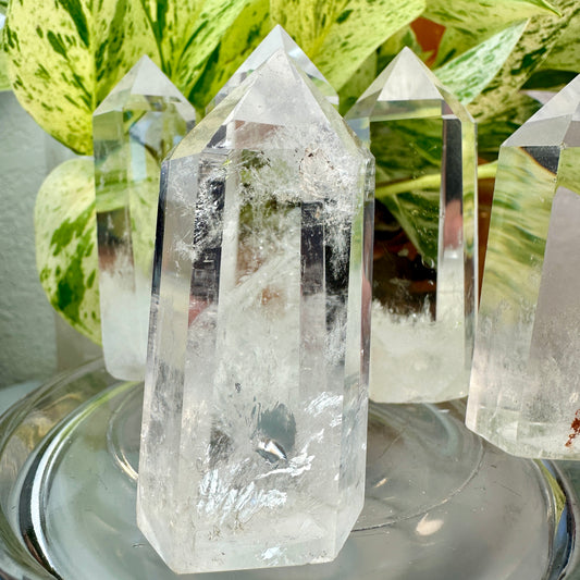 Clear Quartz Points — 2.6 to 3 inch (High Quality)
Amplification | Clarity | Master Healer
