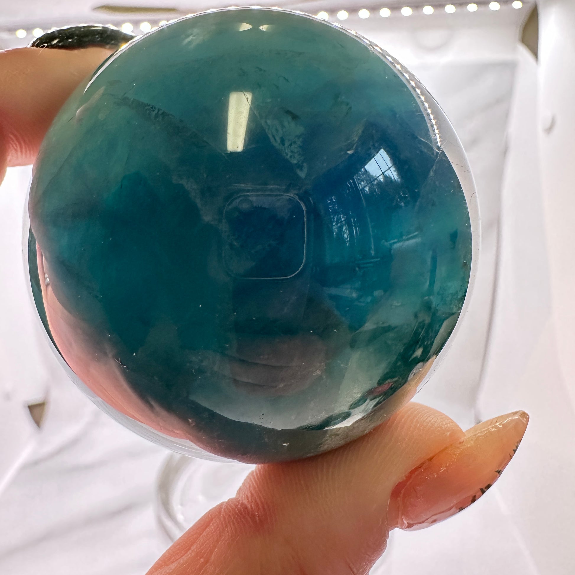 Blue Fluorite Sphere - Katie's Mystic Crystals